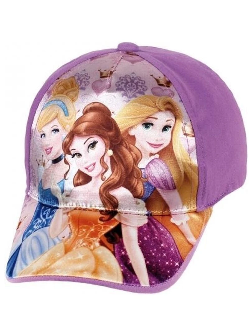 Casquette T 54 Princesse Belle Cendrillon Raiponce violet Violet
