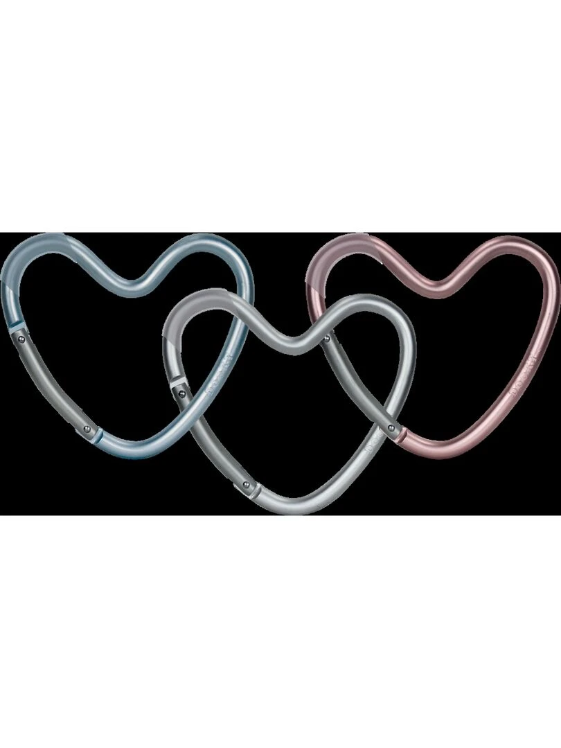 Dooky   Crochet de poussette cœur   Rose   Rose