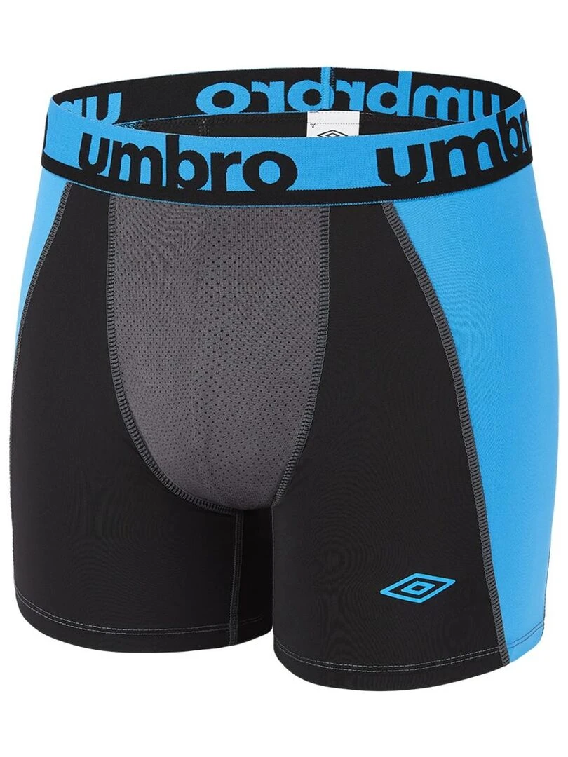 Lot de 6 Boxers homme Tec Umbro   Noir