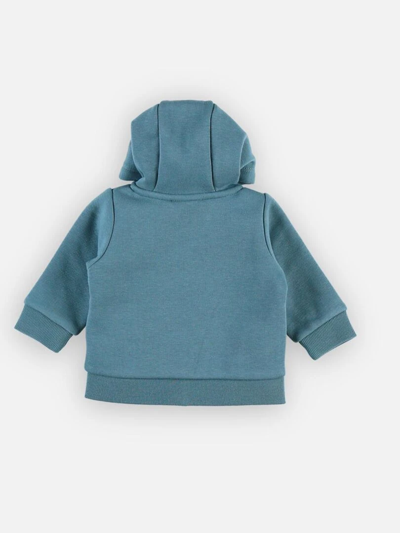 Veste à capuche en sweatoloudoux  foncé   Noukie's   Bleu