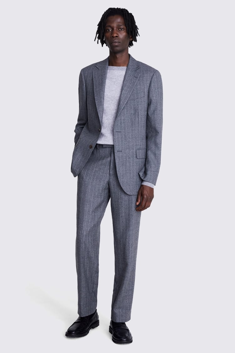 Italian Slim Fit Grey Check Jacket    Buy Online at Moss
