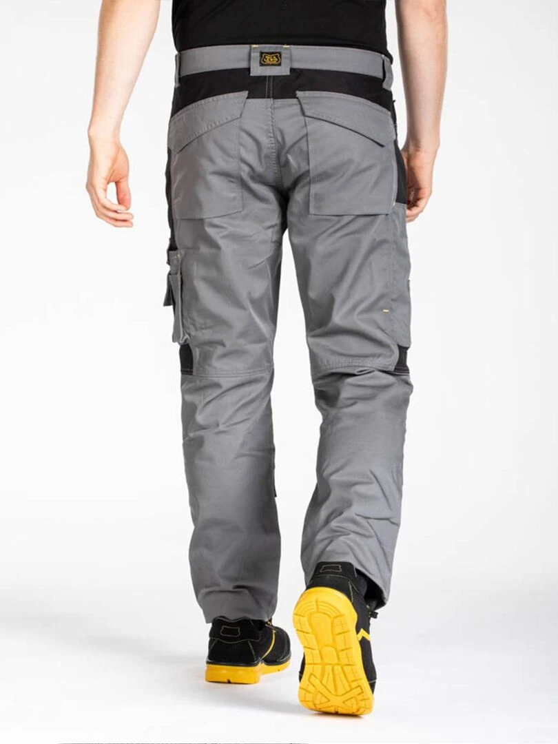 Pantalon de travail normé coupe droite MOBILON 'Rica Lewis'   Gris