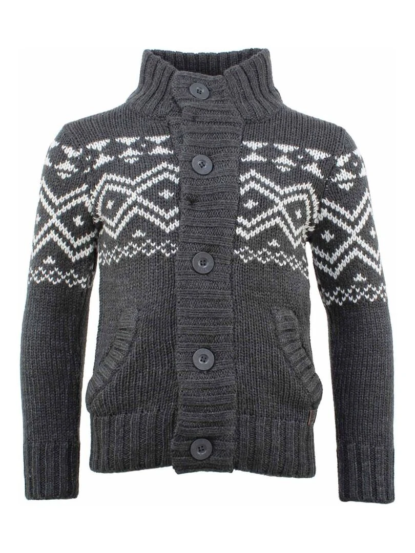 Gilet garçon ECARD SRK Gris