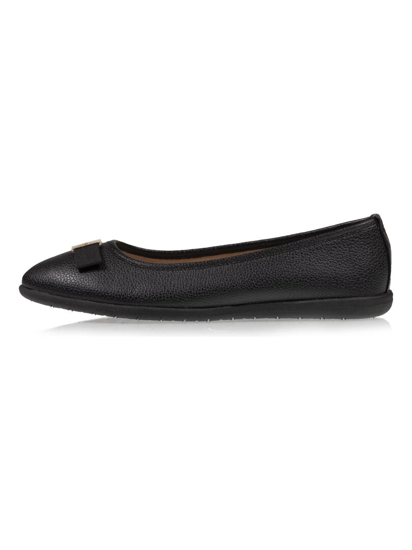 Ballerines Femme Nœud plat Noir   Noir