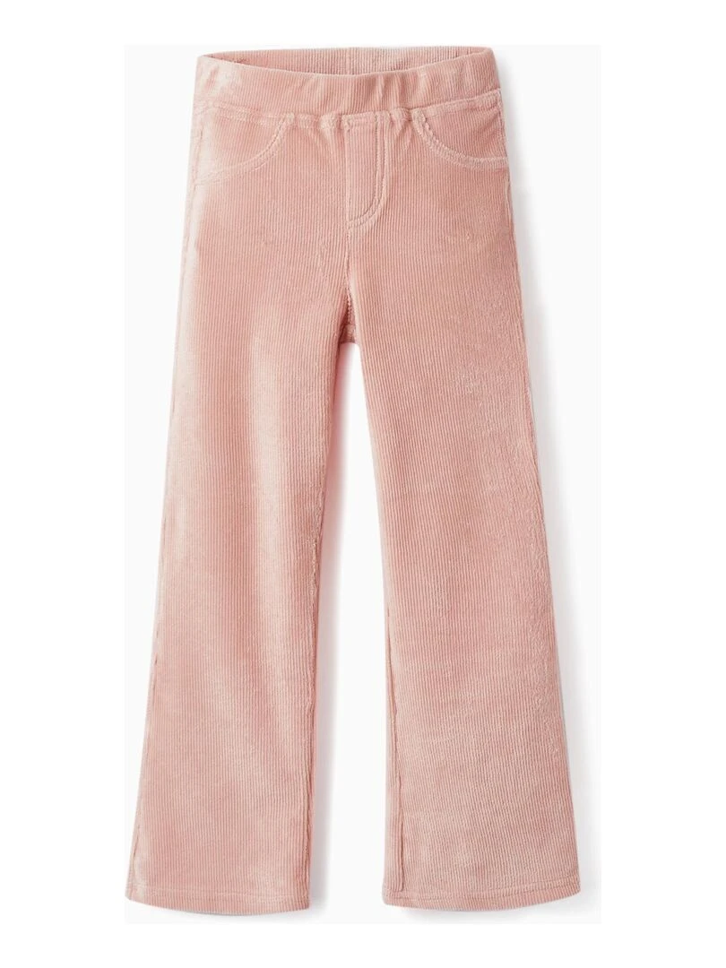 Pantalon en velours côtelé pour fille SWEET FROSTY DREAMS Rose foncé