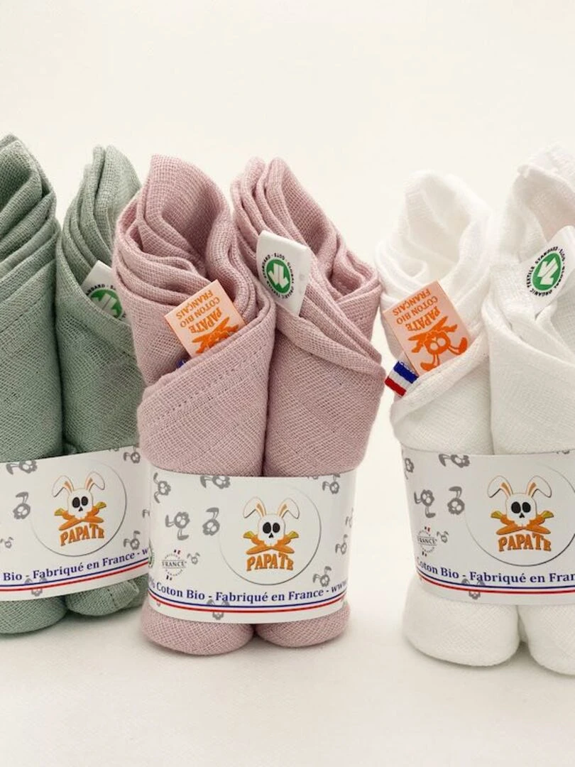 Langes En Coton Bio Pink   Rose