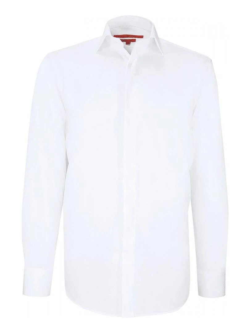 Chemise cérémonie tissu armuré CEREMONY Blanc