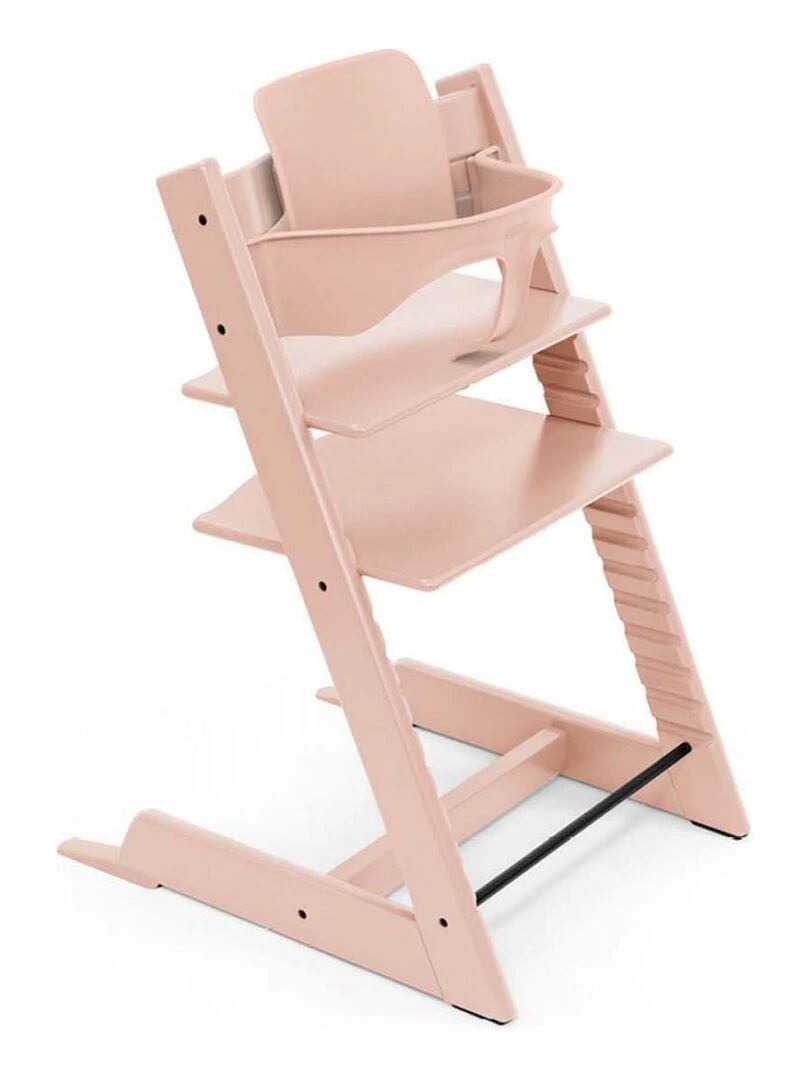 Chaise Tripp Trapp rose avec Baby Set Rose