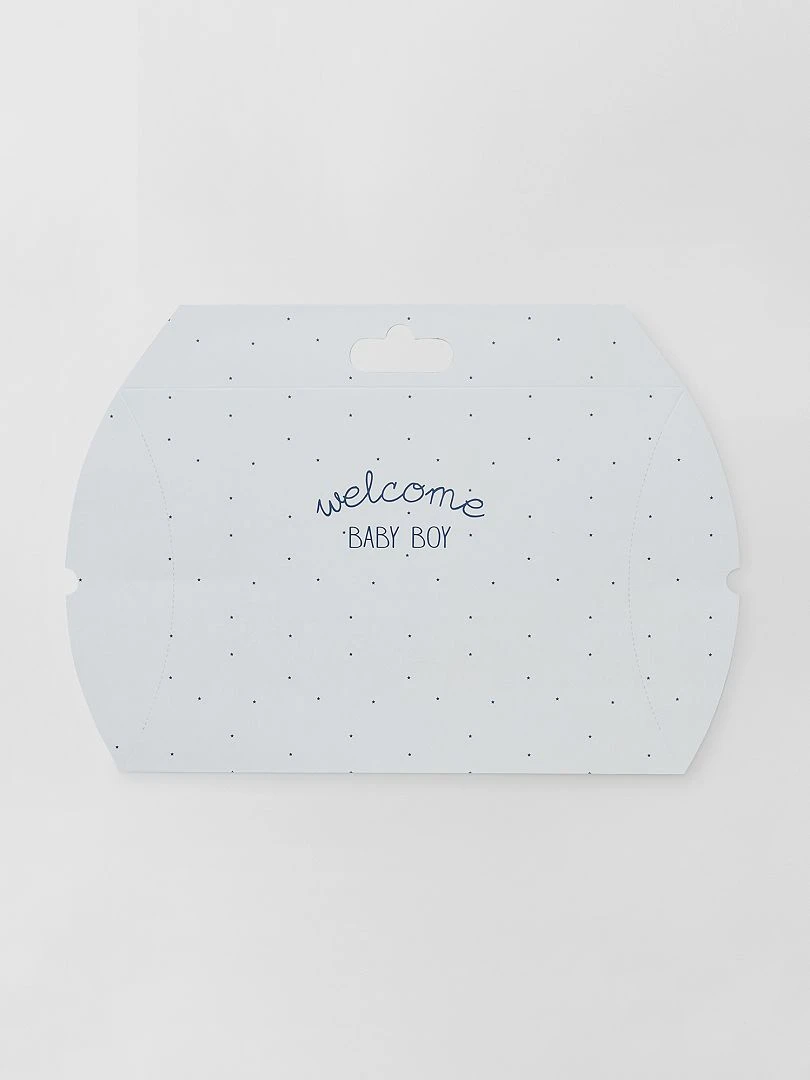 Boite cadeau 'naissance'   bleu