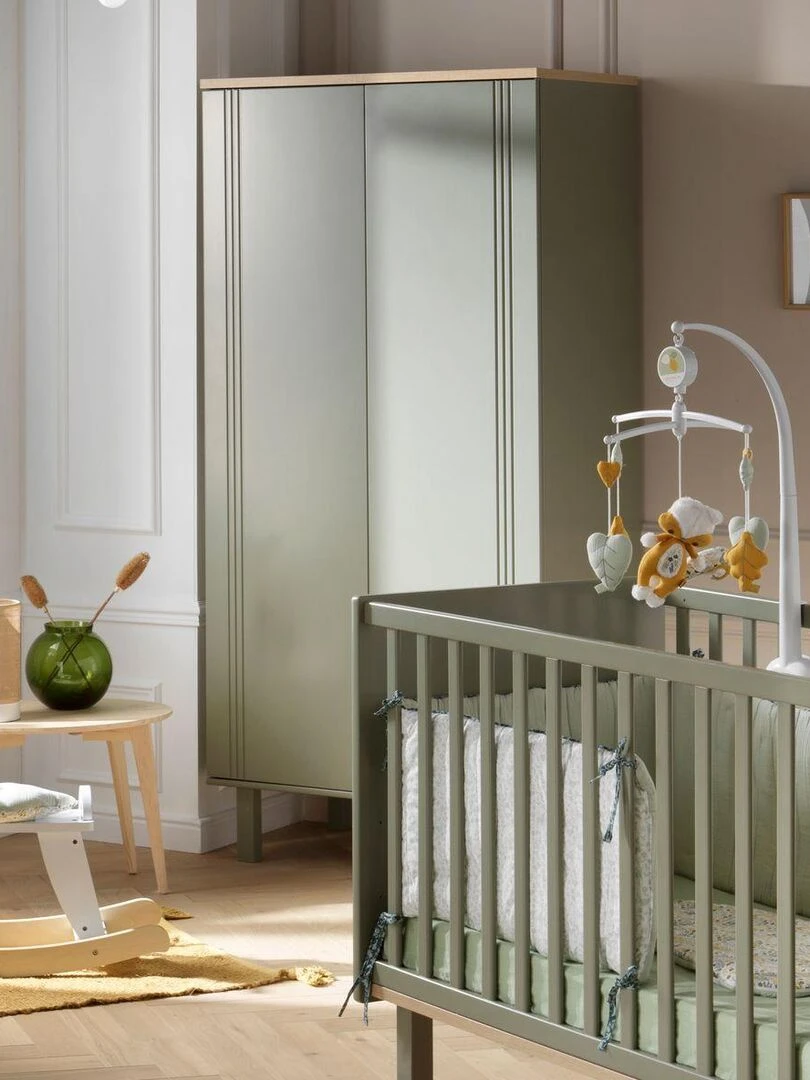 Armoire 2 portes avec rainures   SAUTHON   Vert