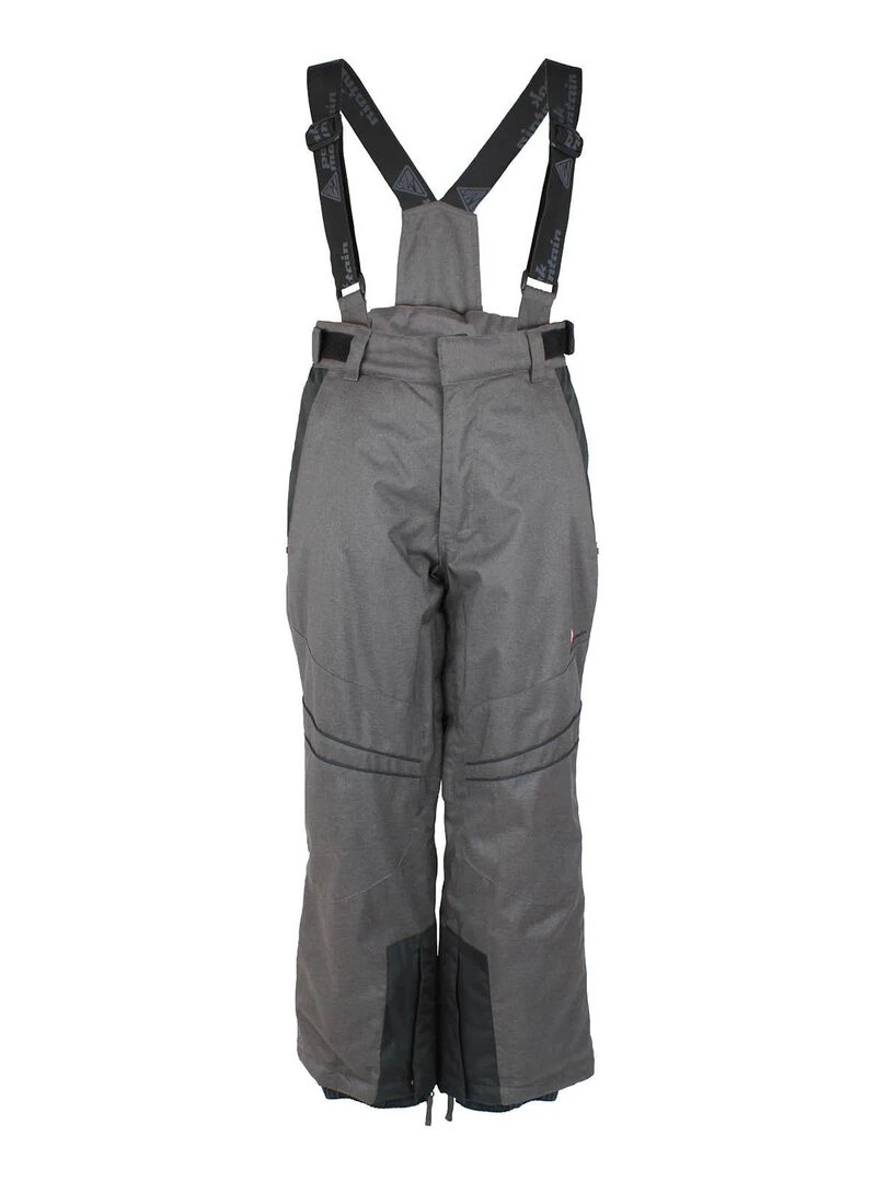 Pantalon de ski garçon EBAS PEAK MOUNTAIN gris anthracite