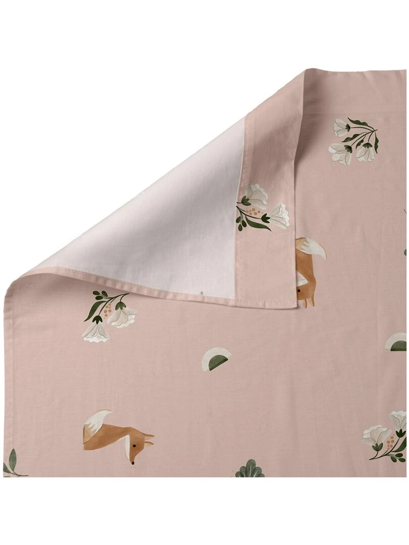 Parure de lit 2 pièces Fox forest "Happyfriday"   Blanc