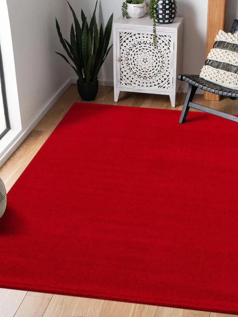 Tapis salon NOSSA OEKO TEX®   Rouge