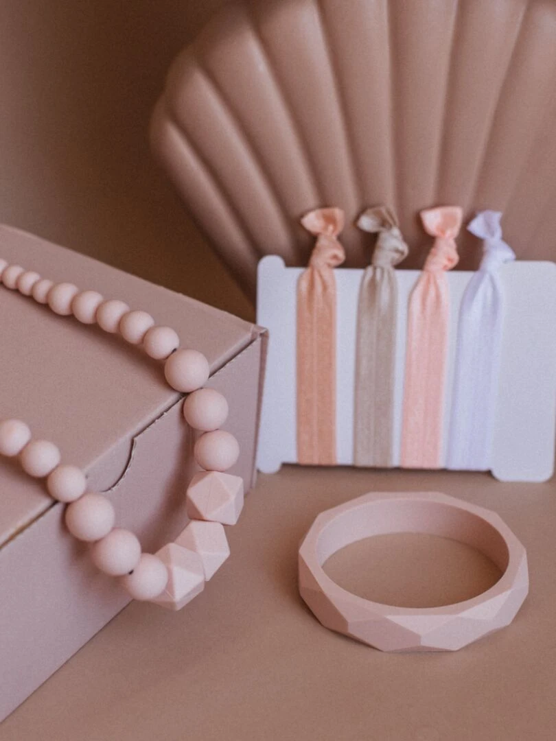 Coffret "les essentiels de maman" Vieux rose