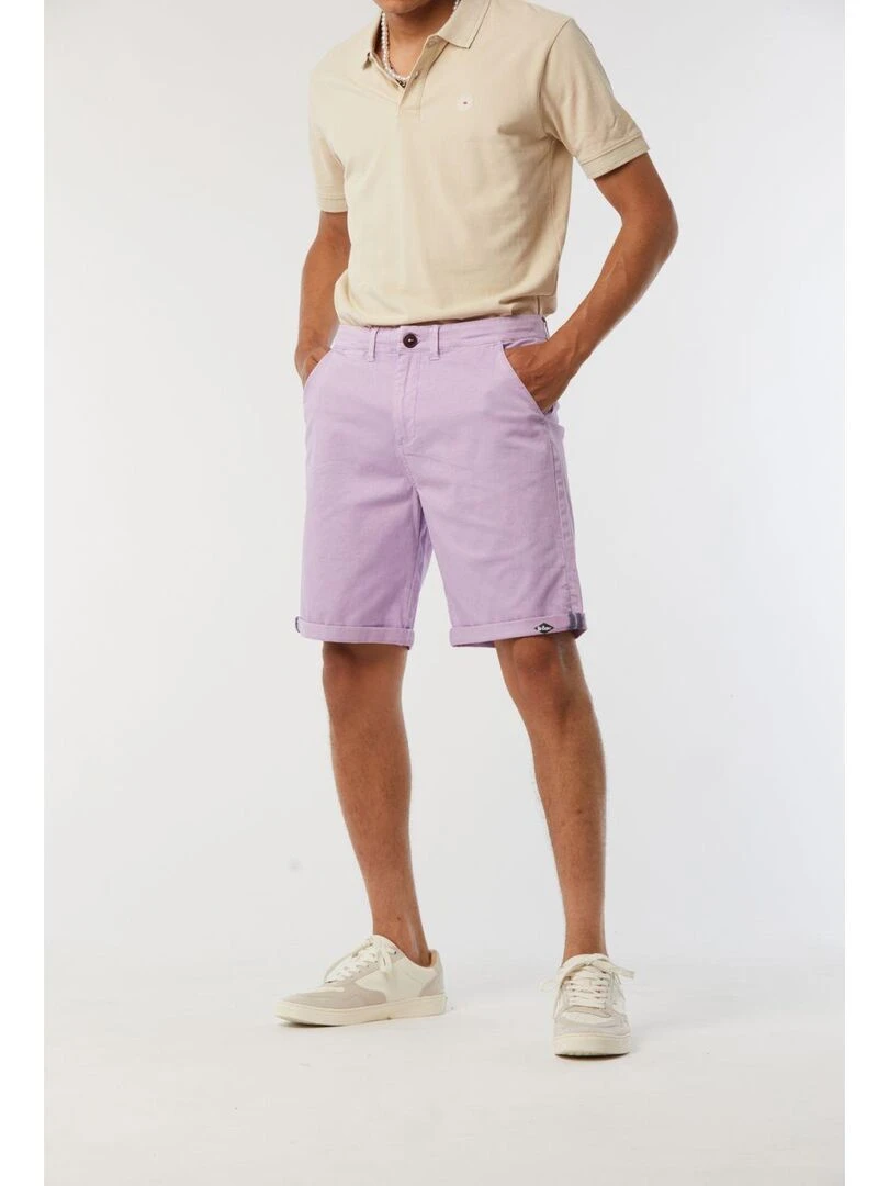 Lee Cooper Short coton regular NARO Violet clair