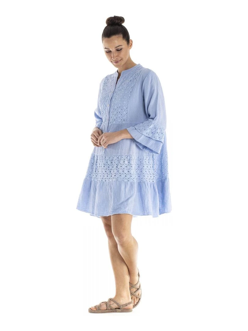 Robe  MORINA   Gérard Pasquier   Bleu ciel
