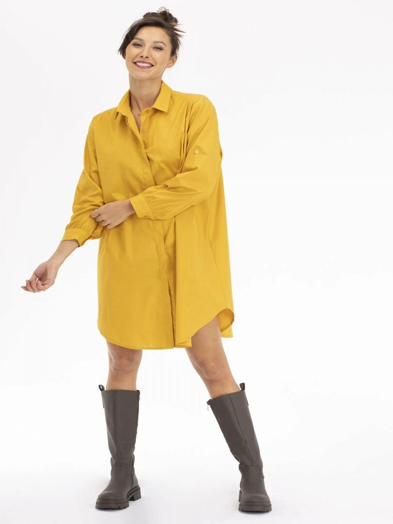 Robe CARLY Gérard Pasquier Jaune