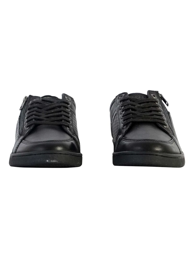 Basket Cuir Redskins Distrait   Noir