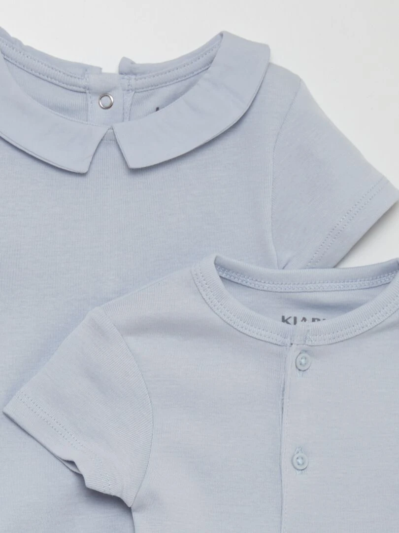 Lot de 2 bodies   BLEU