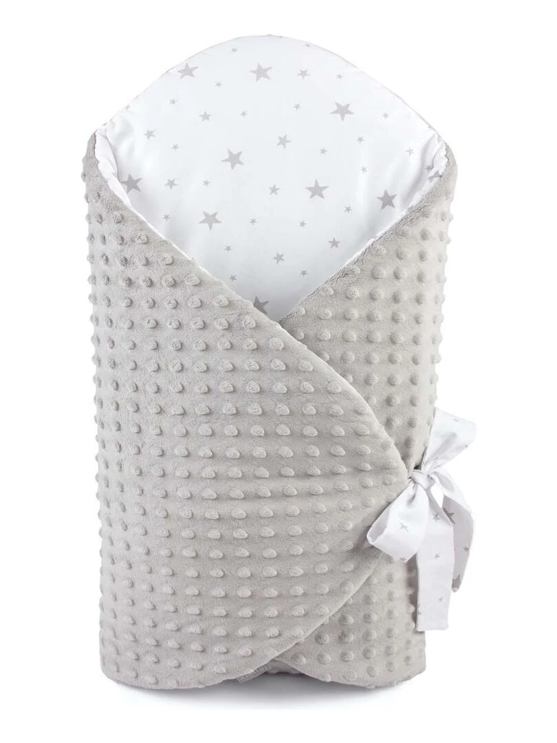 Gigoteuse d'emmaillotage évolutive Minky Stella Gris