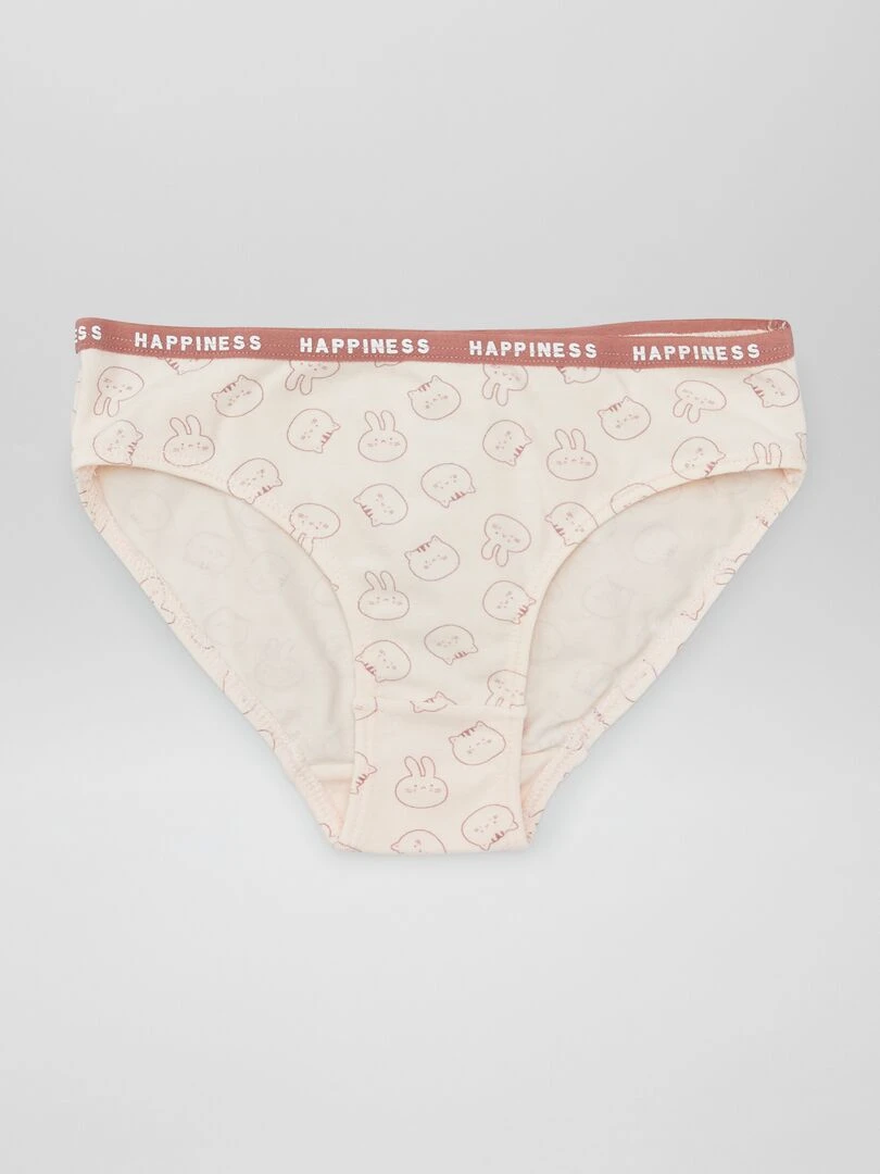 Lot de 4 culottes imprimées   Chat