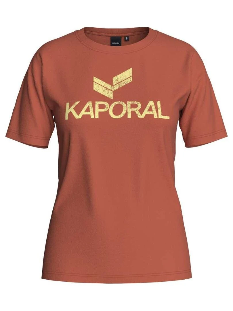 KAPORAL   T shirt col rond   Orange