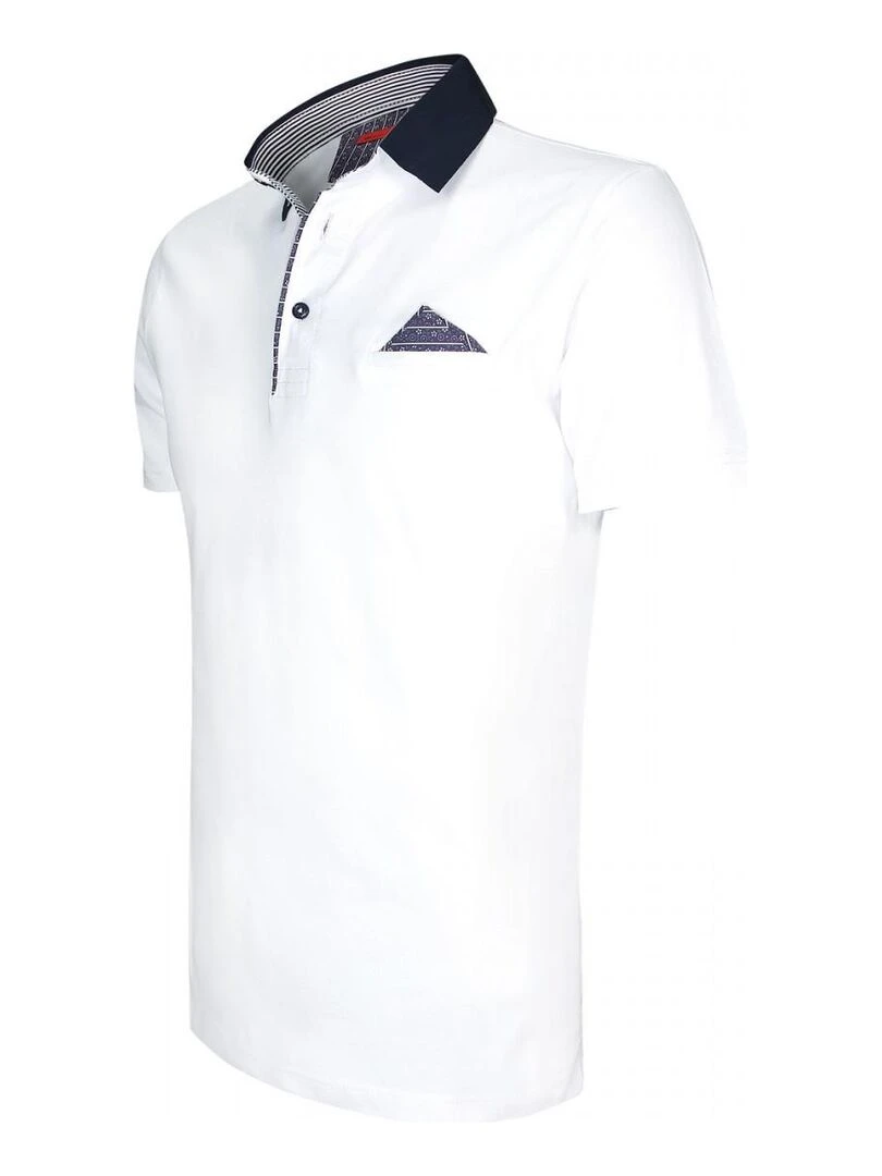 Polo mode GARBATELLA   Blanc