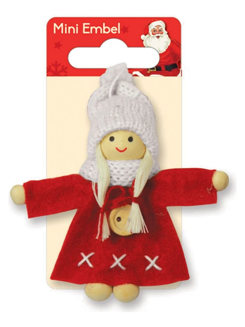 Figurines décoration de Noël Rouge Rouge
