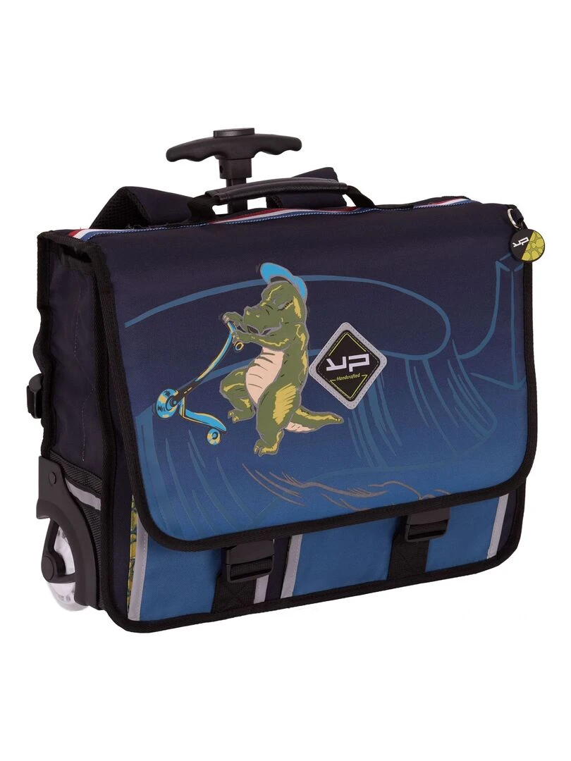 BODYPACK Cartable 41 cm roulettes recyclé Dino trottinette Bleu