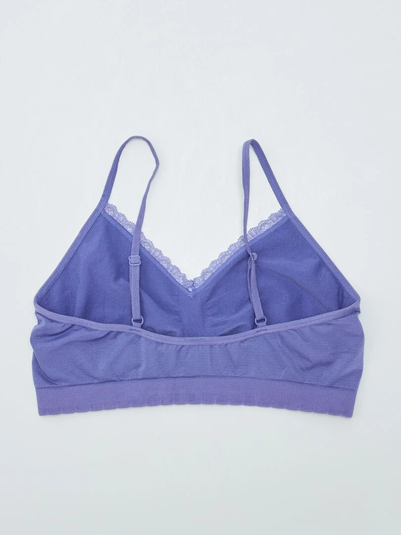 Lot de 2 brassières 'Billet Doux'   Violet