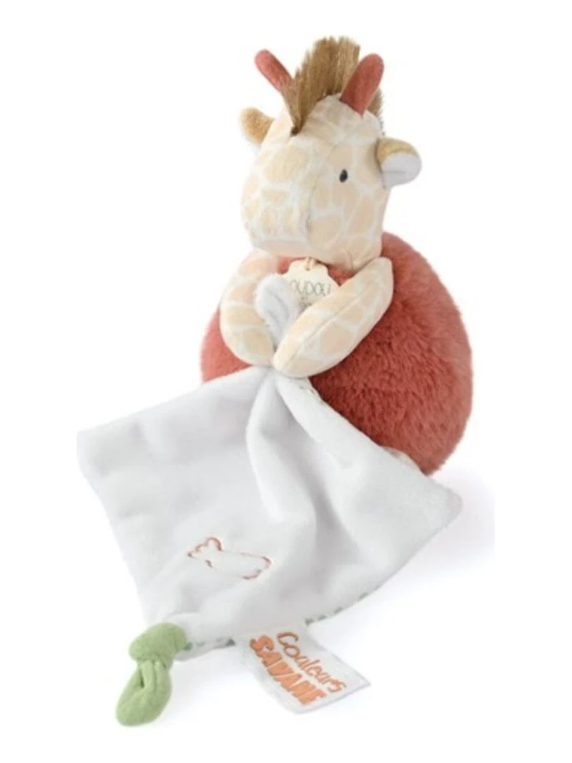 Peluche girafe avec doudou mouchoir 15 cm N/A