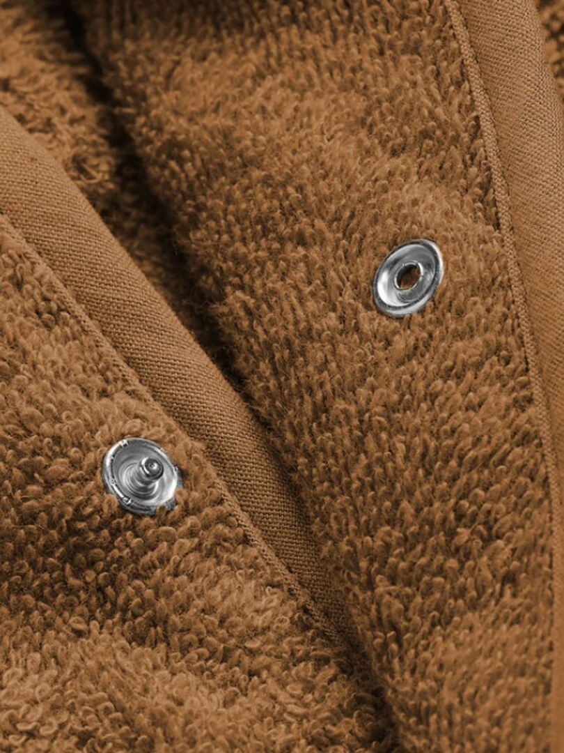 Peignoir de bain caramel (1 2 ans)   Marron