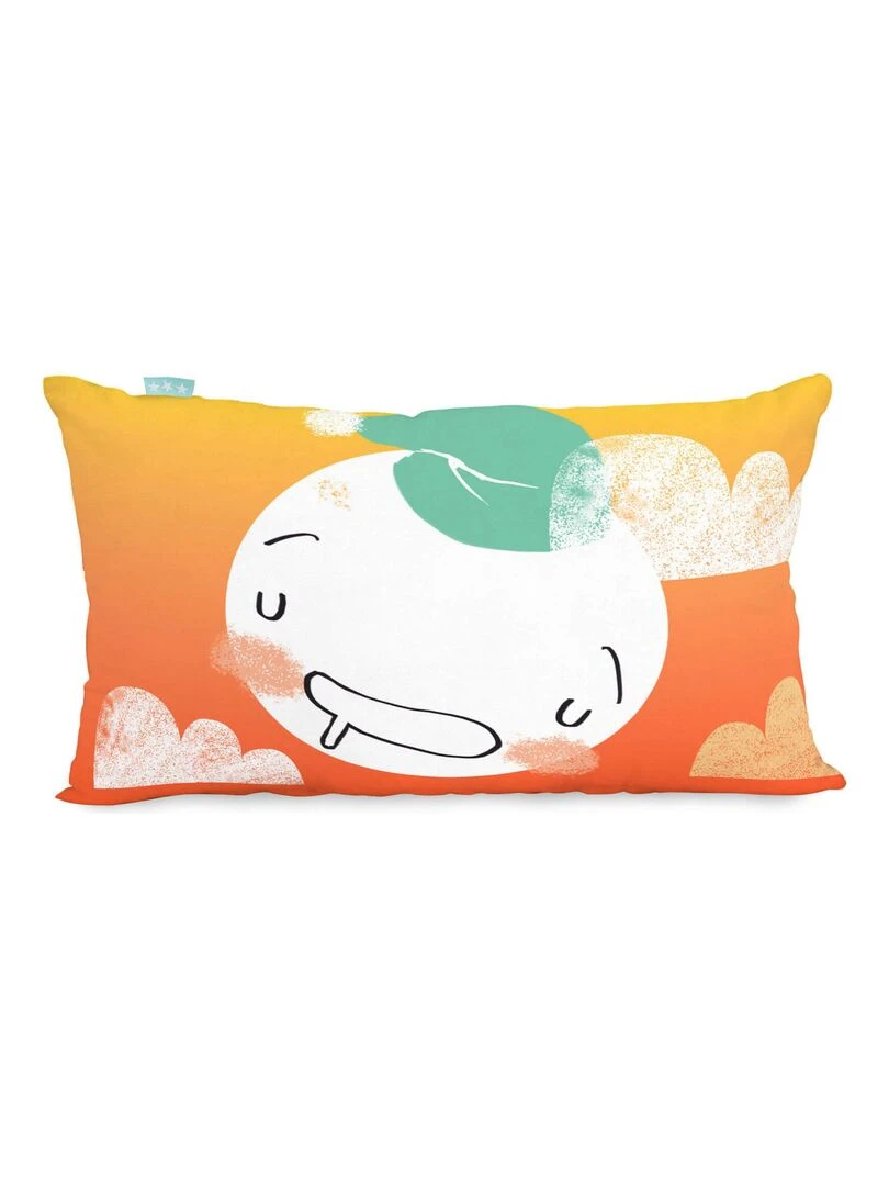 Housse de coussin My friend "Happyfriday" Blanc