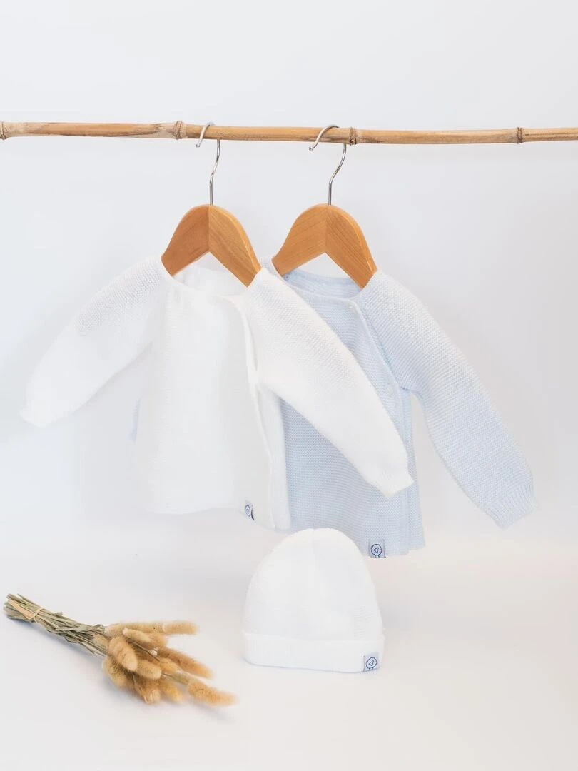 Coffret de naissance Saint Lary Blanc Bleu