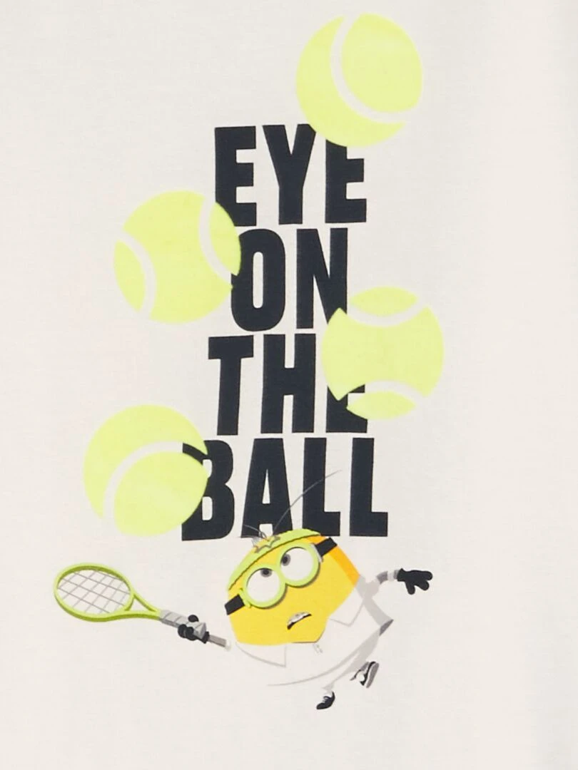 T shirt 'Les minions'   Blanc