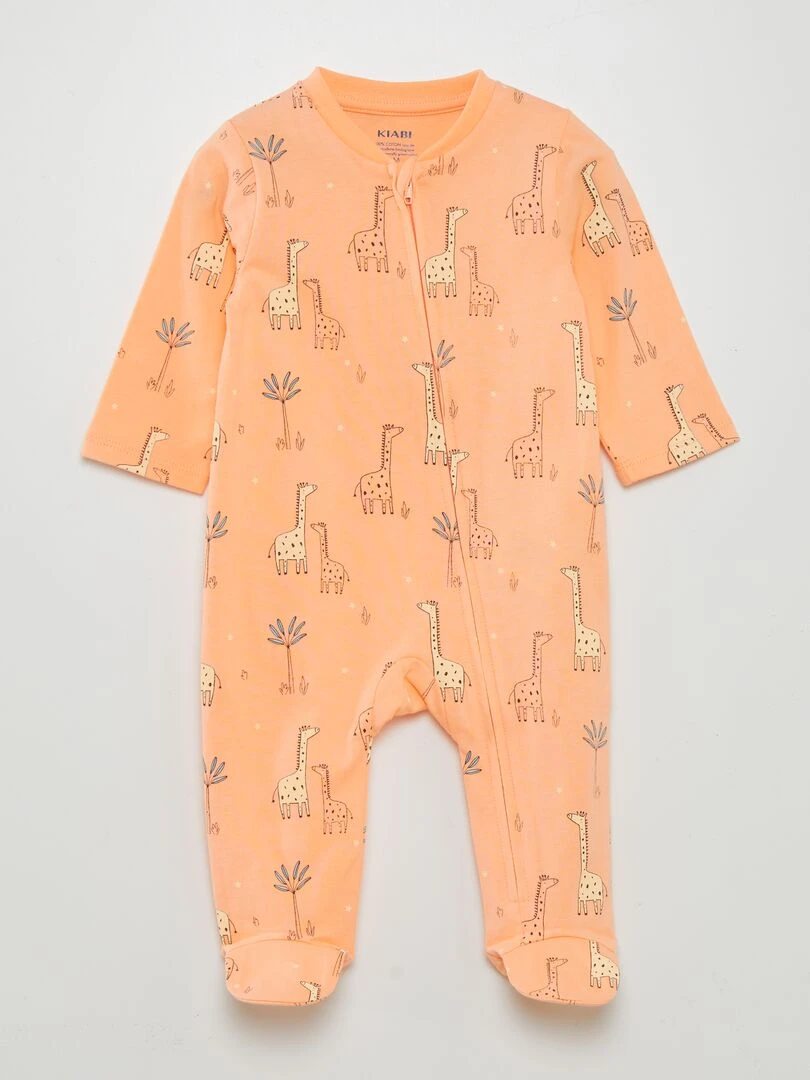 Pyjama dors bien à motif Orange