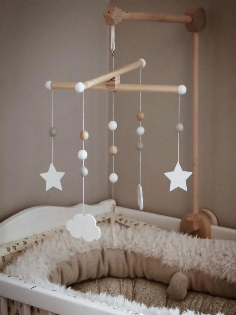 Support De Bras Mobile Universel En Bois Lit Bébé N/A