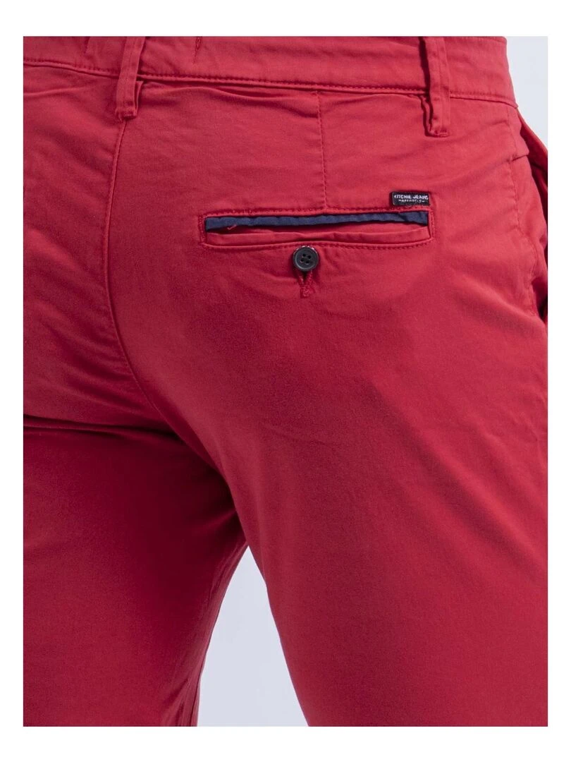 Bermuda chino BERKLARO   Rouge