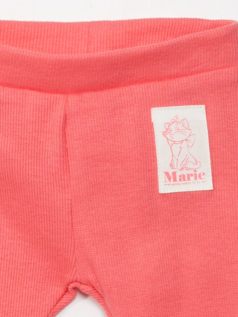 Ensemble t shirt + legging 'Aristochats'   Rose