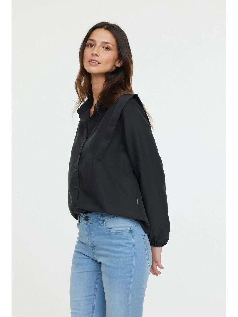 Lee Cooper   Chemise manches longues modal comfort DALZA ML   Noir