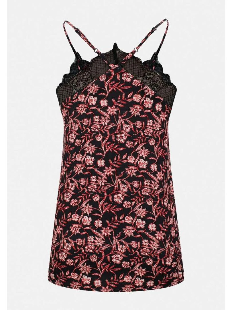 KAPORAL Top imprimé floral coton biologique droite TINA Rose