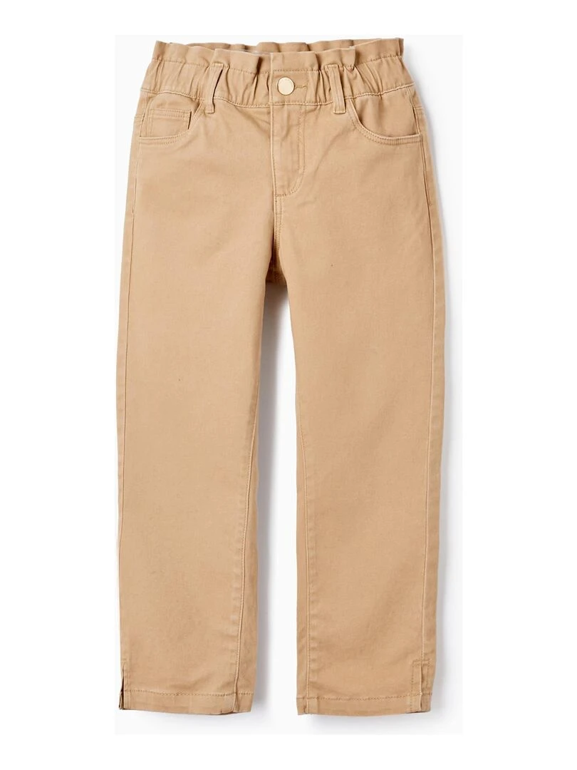 Pantalon en sergé de coton pour fille SICILIAN DAYS Beige clair