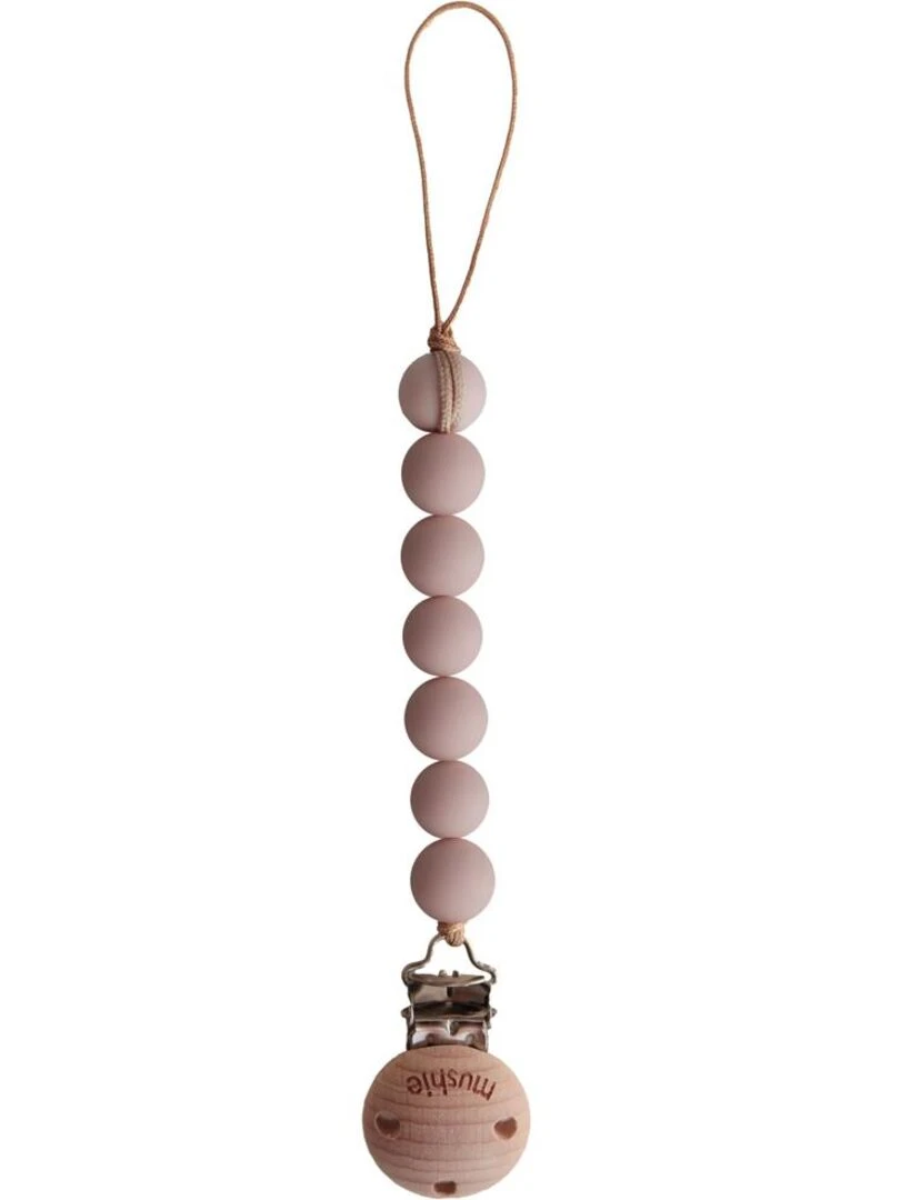 Attache sucette Halo Blush Rose