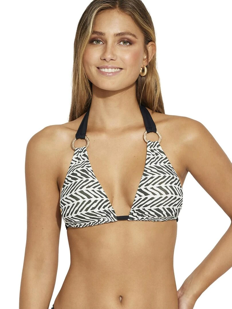 Haut maillot de bain triangle préformé Caipirinha Noir