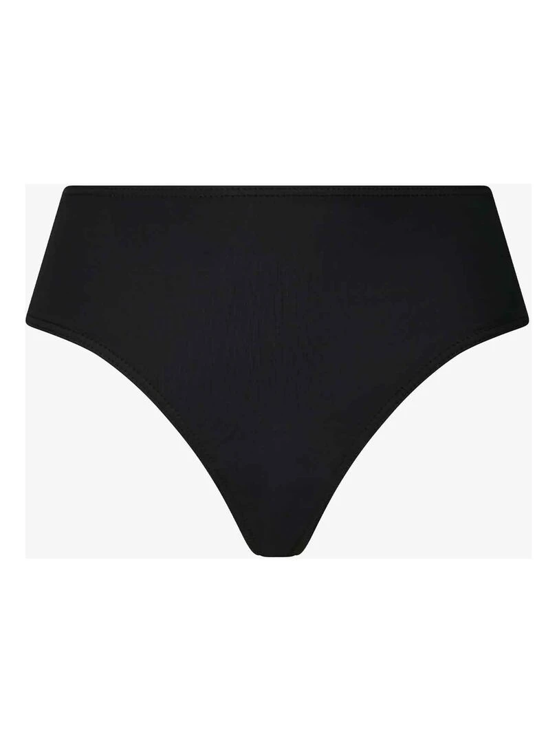 Culotte de Bain Menstruel taille haute Flux moyen Noir Noir