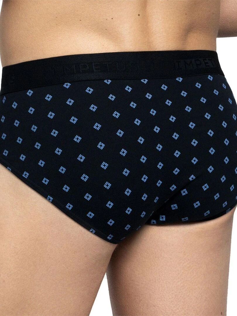 Lot de 2 slips en coton Belmond   Noir