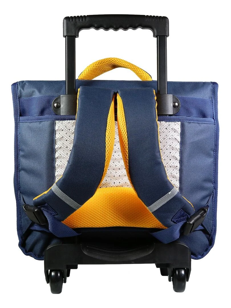 BAGTROTTER Cartable à roulettes 38 cm Phileas Bleu Dinosaure   Bleu