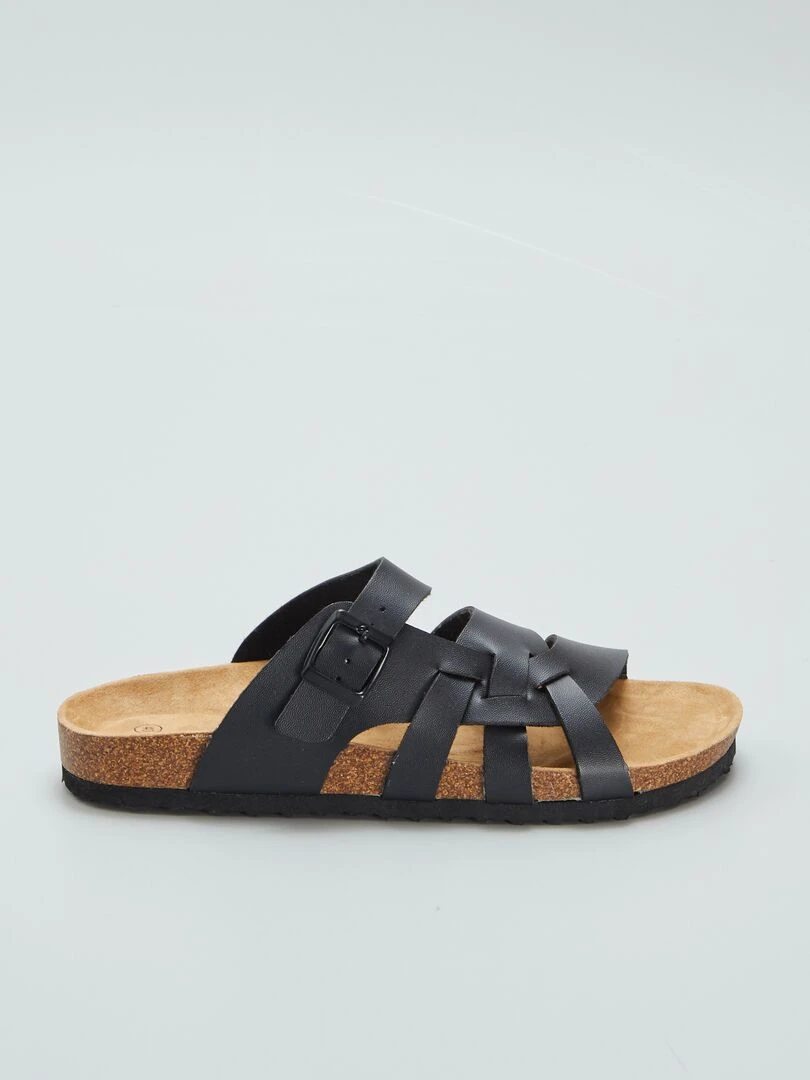 Mules unies noir
