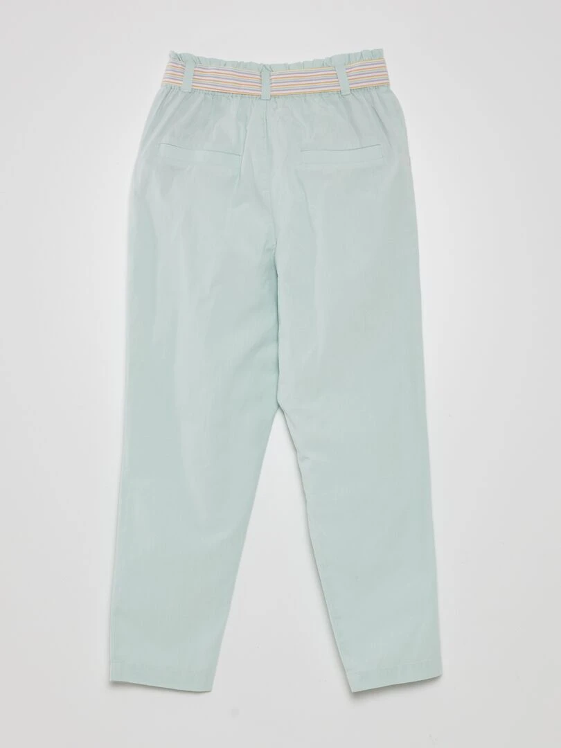 Pantalon carotte Vert clair