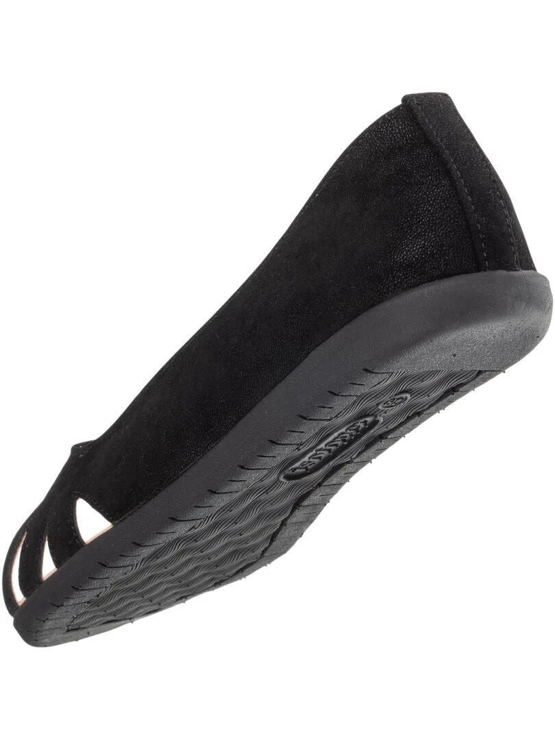 Ballerines Femme ouverte Noir   Noir